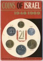 Izrael 1967. 1a-1L (6xklf) forgalmi sor karton dísztokban + 1968. 1a-1L (6xklf) "20. évforduló ...