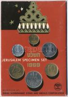 Izrael 1967. 1a-1L (6xklf) forgalmi sor karton dísztokban + 1968. 1a-1L (6xklf) "20. évforduló ...