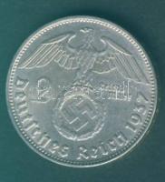 Német 3. Birodalom 1937D 2M Ag "Hindenburg" T:2-/3+