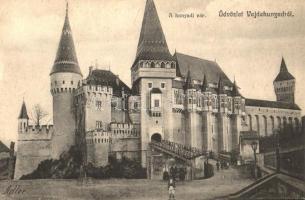 1910 Vajdahunyad, Hunedoara; Cetatea (Castelul) Huniadestilor / Hunyadi vár. Adler fényirda / castle (EK)