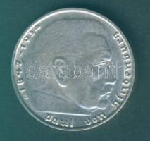 Német 3. Birodalom 1937D 2M Ag "Hindenburg" T:2-/3+