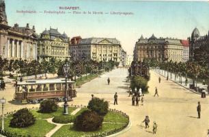1914 Budapest V. Szabadság tér, villamos