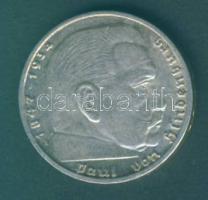 Német 3. Birodalom 1939A 2M Ag "Hindenburg" T:2-/3+