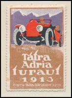 1913 Tátra-Adria túraút levélzáró