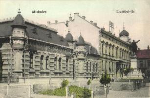 Miskolc, Erzsébet tér, szobor (EK)