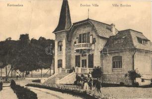 Karánsebes, Caransebes; Bordan villa. Johann Bálc kiadása / Villa