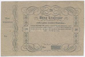 Kecskemét 1848? 20kr utalvány múzeumi másolata (copy of necessity note) T:I