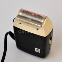 Retró elektromos borotva, tokban, működik