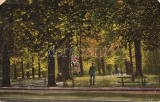 1913 Varasd, Warasdin, Varazdin; Gradsko setaliste / séta tér. Kiadja Ivan Majer / park, promenade (kopott sarkak / worn corners)