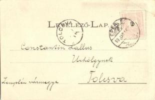 1899 Eperjes, Presov; Görögkatolikus székesegyház, belső. Kiadja Kósch Árpád, fénynyomat Divald műte...