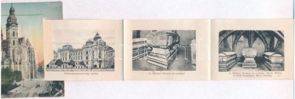 Kassa, Kosice; Erzsébet székesegyház / cathedral. leporellocard  (EB)