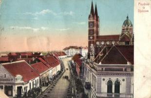 1915 Gjakova, Dakovica, Djakovica, Djakova; street view, confectionery of J. Epstein, shops (fa)