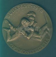 1958. "Bírkózó VB" Br emléplakett T:2