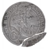 Német Államok/Szilézia 1698CB 3kr Ag "I. Lipót" T:2,2- karc, oxidáció
German States/Siles...