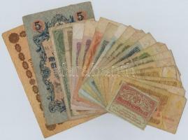 20db-os vegyes orosz és szovjet bankjegy tétel T:III,III- 20pcs of various Russian and Soviet banknotes C:F,VG