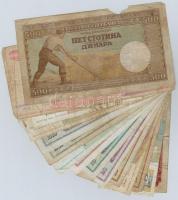 15db-os vegyes jugoszláv és szerb bankjegy tétel T:III,III-
15pcs of various Yugoslavian and Serbia...