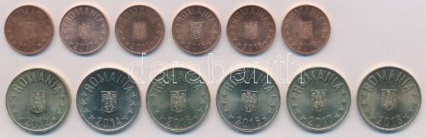 Románia 2010-2018.5b-50b (12xklf) T:1-
Romania 2010-2018. 5 Bani - 50 Bani (12xdiff) C:AU