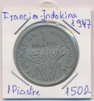 Francia Indokína 1947. 1P Cu-Ni lezárt fóliában T:2 French Indo-China 1947. 1 Piastre Cu-Ni in sealed foil C:XF