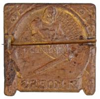 Osztrák-Magyar Monarchia 1916. "21. Hadtest" ezüstözött tombak sapkajelvény. "ENTW LT...