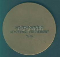 1976. "Komárom-Nemzetközi Futóverseny" Br emlékplakett. Szign: Gáll Gyula T:2