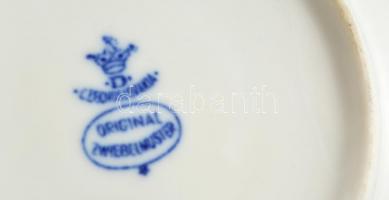 Eichwald csehszlovák hagymamintás füles leves és kistányér (6-6 db), egyik tálon apró lepattanással