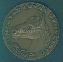 DN "Magyar Lovas Szövetség" modern Br emlékplakett T:2