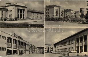 Dunaújváros, Dunapentele, Sztálinváros - 3 db modern városképes lap / 3 modern town-view postcards