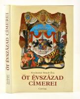 Nyulásziné Straub Éva: Öt évszázad címerei a Magyar Országos Levéltár címerein. Bp., 1987, Corvina. Kiadói egészvászon-kötésben, kiadói papír védőborítóval, jó állapotban.