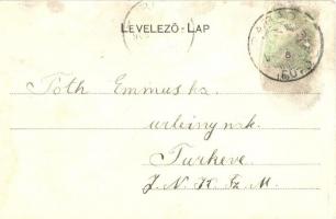 1906 Parád, Parád-Gyógyfürdő; Erdész lak, villa. Kiadja Klein Mór (ázott / wet damage)