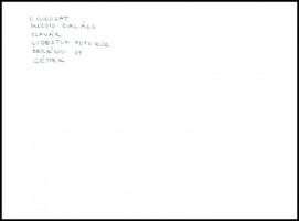 cca 1977 A magyar fotográfia avantgarde korszakából 4 db jelzett vintage fotó, 18x24 cm és 13x18 cm ...