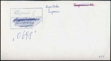 cca 1978 Zsigri Oszkár (1933-?) budapesti fotóművész hagyatékából 3 db vintage fotó, kettő jelzett, ...