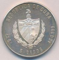 Kuba 1983. 5P Ag "Szarajevói Olimpia" T:1- (eredetileg PP)
Cuba 1983. 5 Pesetas Ag "...