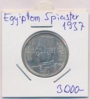 Egyiptom 1937. 5p Ag lezárt fóliában T:1-,2 Egypt 1937. 5 Piastres Ag in sealed foil C:AU,XF