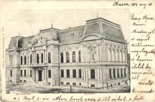1903 Kassa, Kosice; Múzeum / museum (vágott / cut)