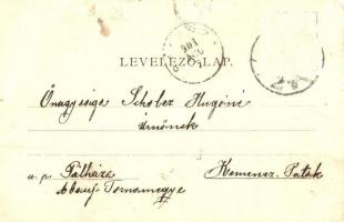 1901 Kassa, Kosice; Klobusiczky utca, Urbán üzlete. Kiadja Breitner Mór / street view, shop (Rb)