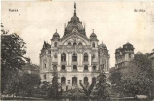 1917 Kassa, Kosice; Színház. Kiadja Özv. Bodnár Ferencné / theater (EK)