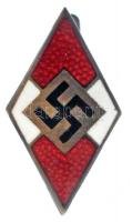 Német Harmadik Birodalom 1933-1945. Hitlerjugend zománcozott Br jelvény (13x24mm) T:2 German Third Reich 1933-1945. Hitlerjugend enamelled Br badge g(13x24mm) C:XF