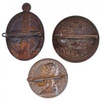 1934. "XXV. Országos Katolikus Nagygyűlés - Actio Catholica" Br jelvény (34mm) + 1935. &qu...