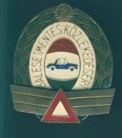 "5év - Balesetmentes közlekedésért" felcsavarozható plakett T:2