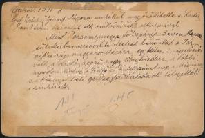 1891 Pozsony, színházi előadás, fotó, hátulján feliratozva, 11×17 cm