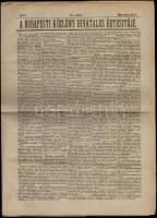 1877 A Budapesti Közlöny Hivatalos Értesítője, 1877. március. 8. 54. szám, 1809-1832 p.