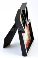 Műanyag három az egyben képkeret, 23×20 cm