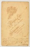 1895 Thold Dániel (1846-1912) ügyvéd, függetlenség párti országgyűlési képviselő (1892-1897) díszmag...