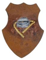 DN "Szeged Gépipari Technikum 1894" zománcozott fém jelvény (28x37mm) T:2