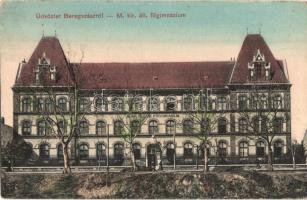 Beregszász, Berehove; M. kir. állami gimnázium. W. L. Bp. 6052. / high school (EK)