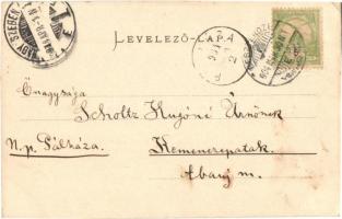 1904 Beszterce, Bistritz, Bistrita; Ferenc József laktanya. Kiadja Botschar T. / military barracks (...