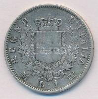 Olaszország 1863M BN 1L Ag "II. Viktor Emánuel" T:2-,3  
Italy 1863M BN 1 Lira Ag "V...