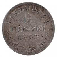 Német Államok / Szászország-Meiningen 1836K 6kr Ag (2,4g) T:2-
German States / Saxe-Meiningen 1836K...