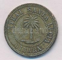 Kuba / Gibara 1884. Zseton Ni Santa Lucia Cukorgyár T:2 Cuba / Gibara 1884. Token Ni Santa Lucia Sugar Factory C:XF