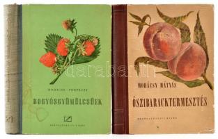 Mohácsi Mátyás: Őszibaracktermesztés. Bp., 1954. Mezőgazdasági. + Mohácsy-Porpáczy: Bogyósgyümölcsűek. Bp., 1952. Mezőgazdasági